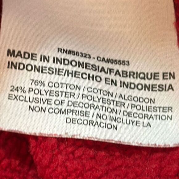 Air Jordan Flight Club Sweatshirt Shirt Red Black Size S Small - Picture 6 of 7